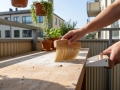 Table dustpan and brush